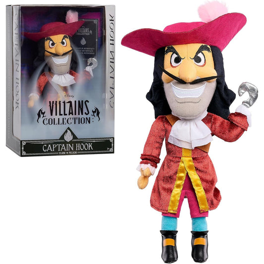 🔥Disney Villains Collection: Captain Hook 13” Collectible Plush Doll BNWT🔥