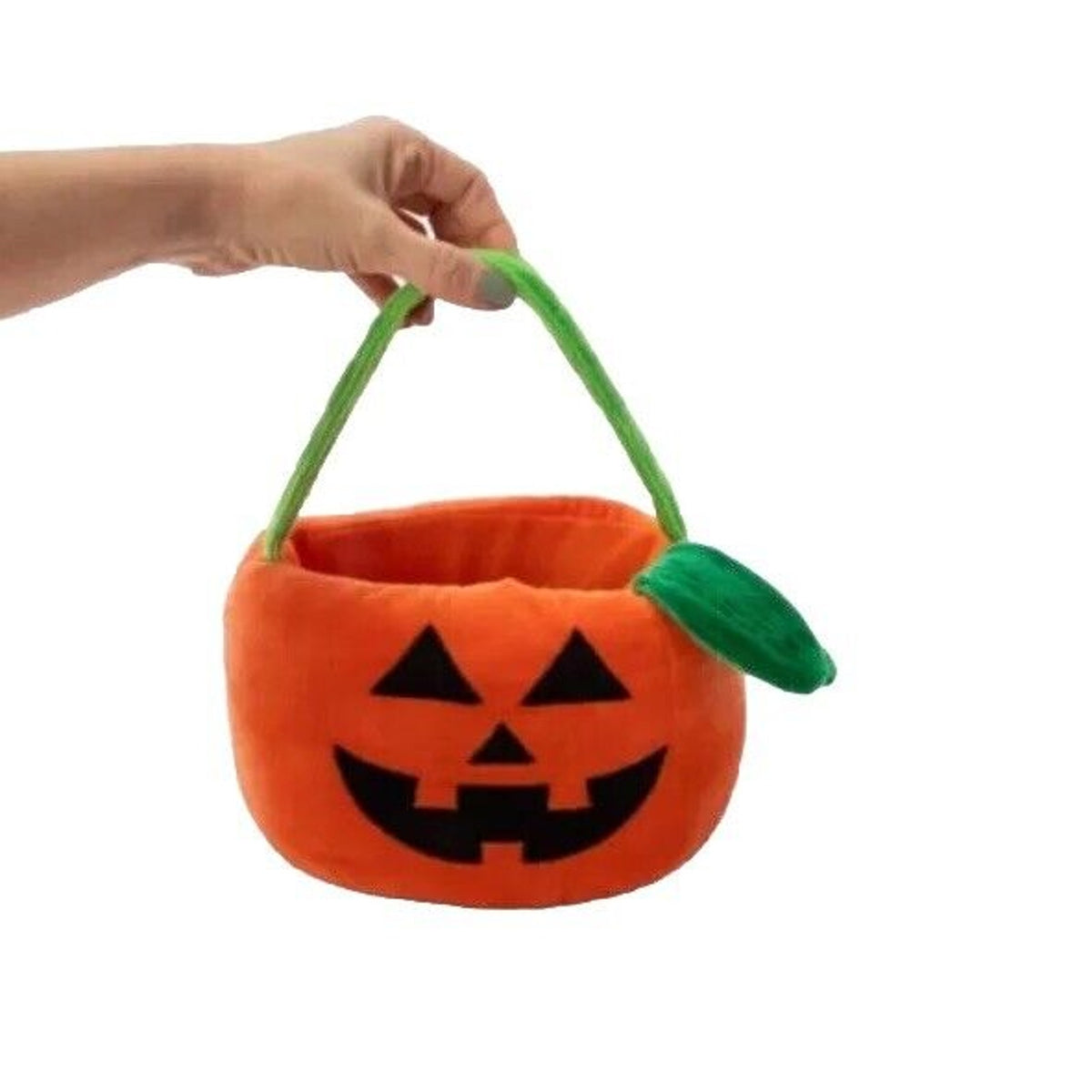 🔥Plush Pumpkin Halloween Basket 9.44in X 9.84in BNWT🔥