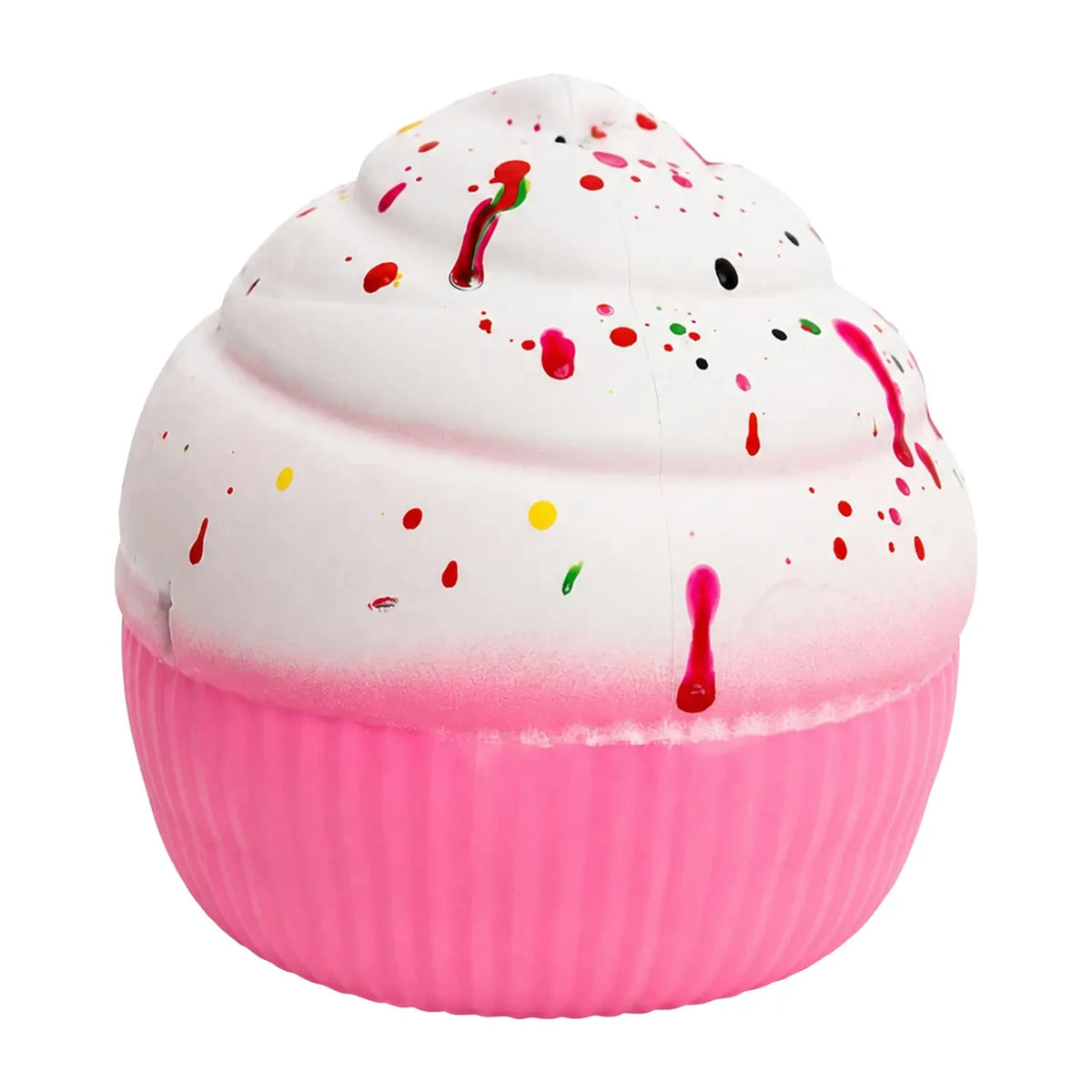 🔥SqueeZee Sweetz Scented Cupcake Squishy Squeeze Toy Pink w/ Sprinkles BNWT🔥