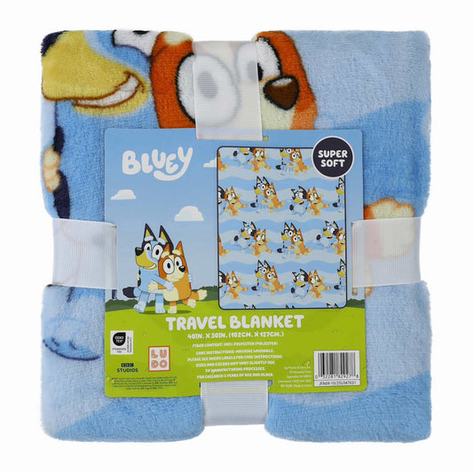 🔥Bluey Travel Blanket 40in x 50in BNWT🔥