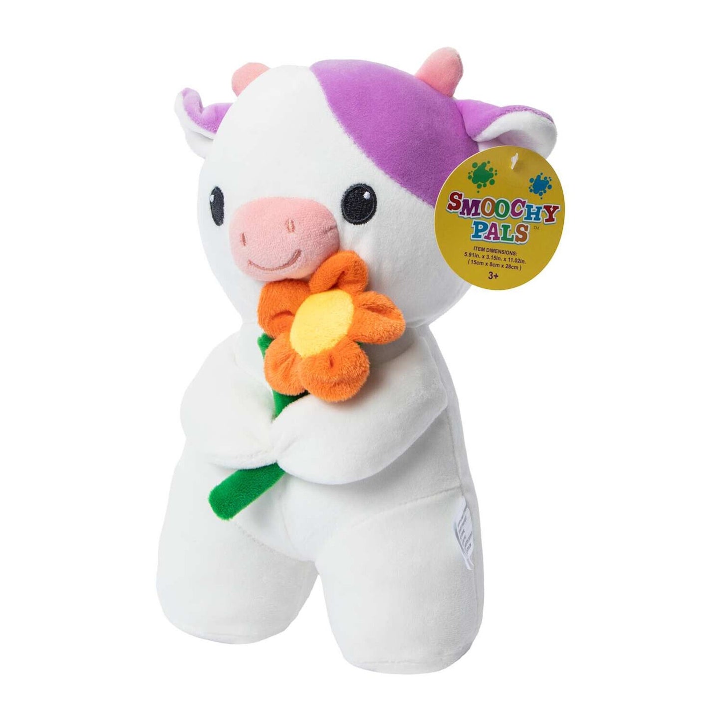 🔥Smoochy Pals Critter & Flower Plush Easter Cow BNWT🔥