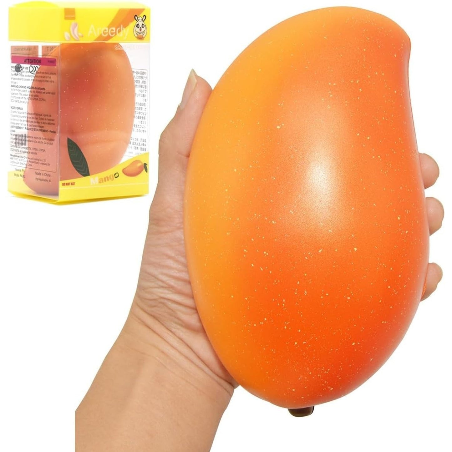 🔥Squishy Gold Mango Colossal Slow Rising Scented Fruit Squishies BNWT🔥