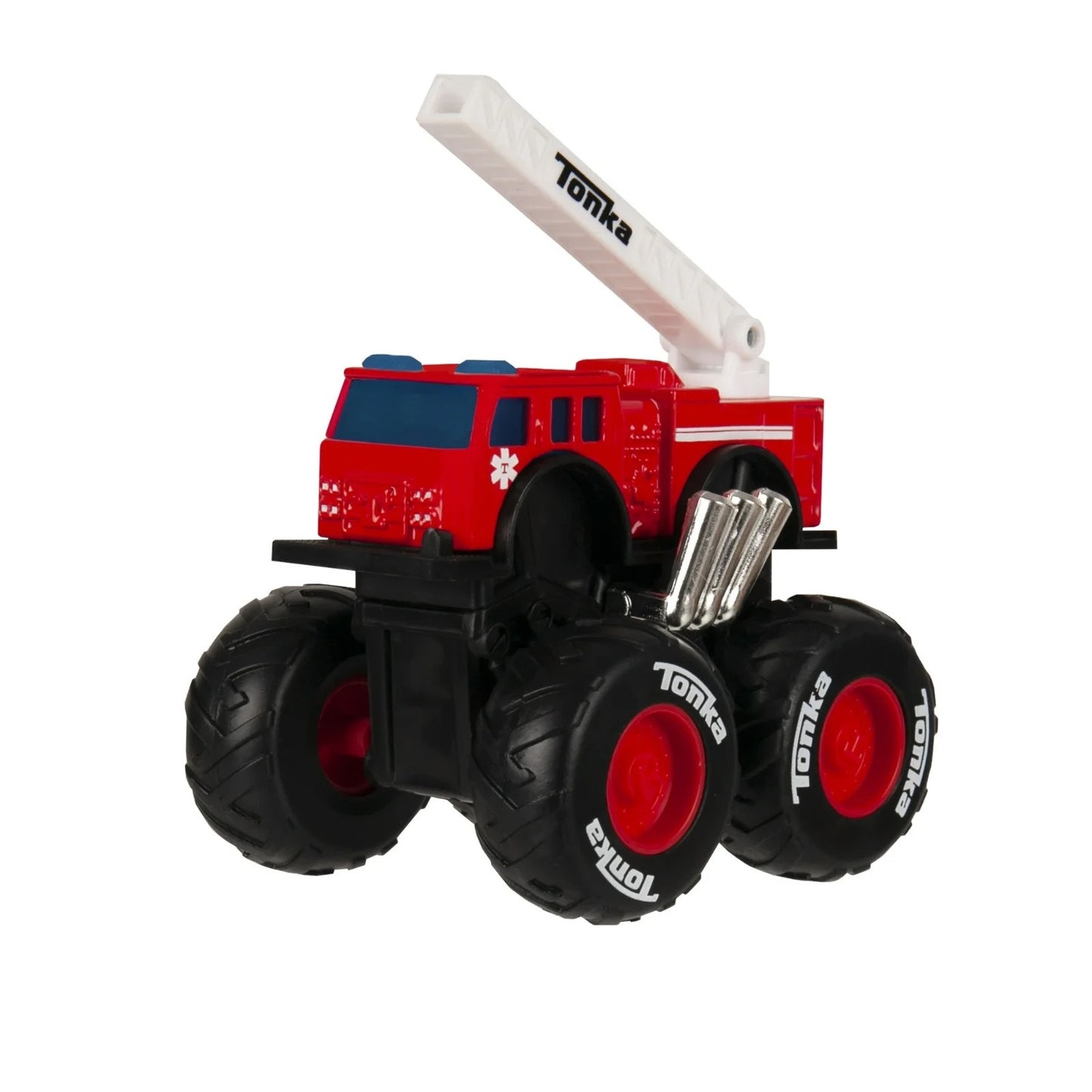 🔥Tonka Monster Metal Movers Red White Fire Truck & Ambulance Toy Combo Set🔥