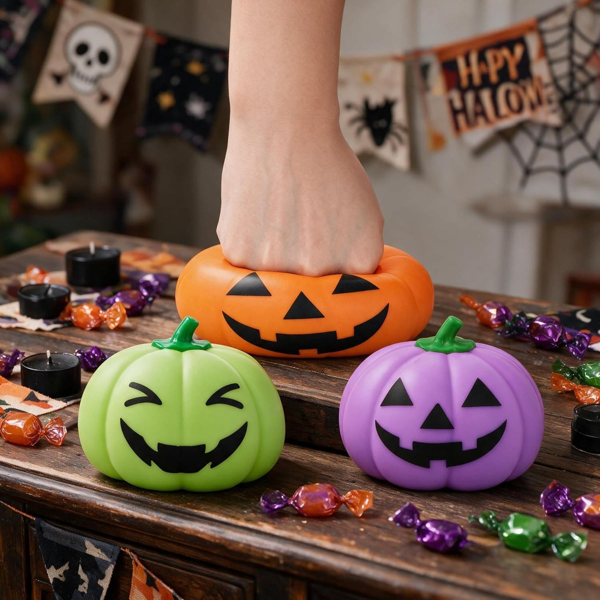 🔥JOYIN Halloween Squishy Toys 3 Pack BNWT🔥