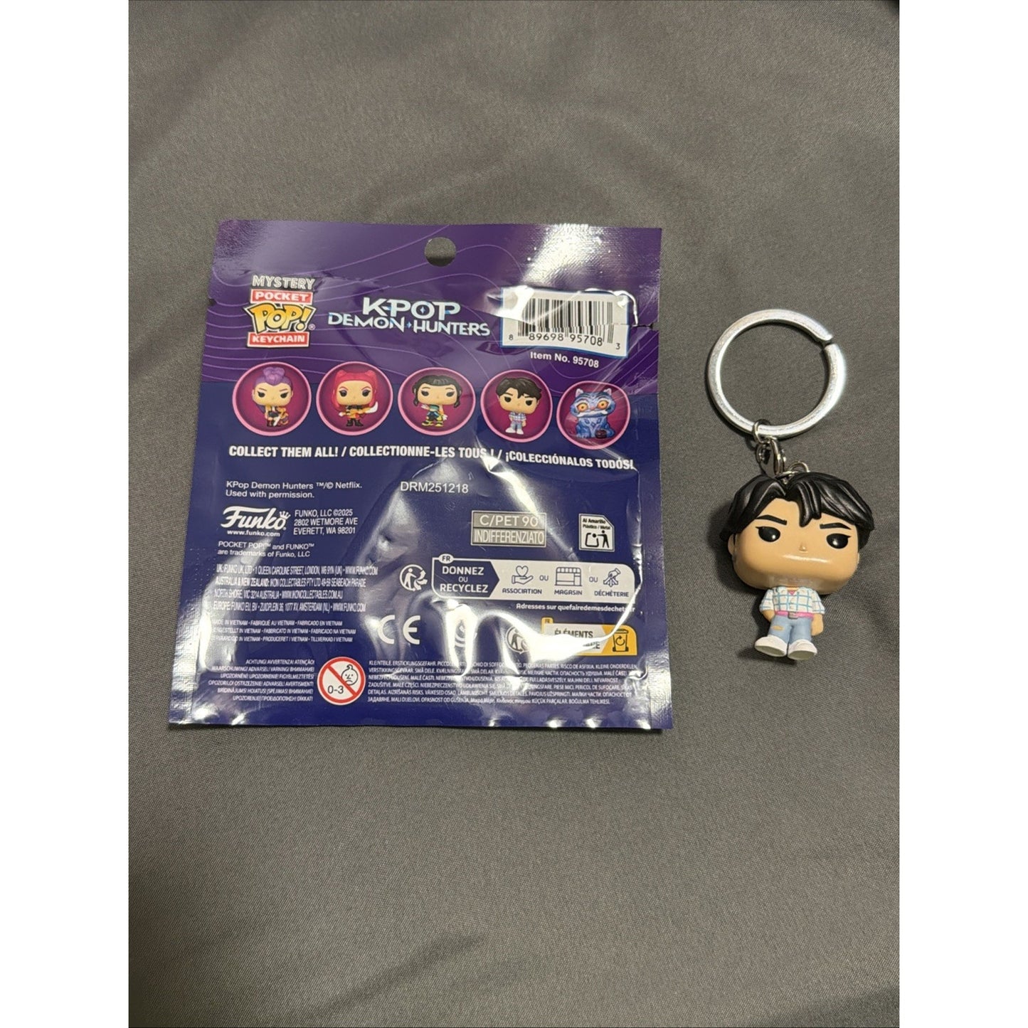 🔥Netflix K-Pop Demon Hunter Funko Keychain Mystery Pack Jinu BNWT🔥