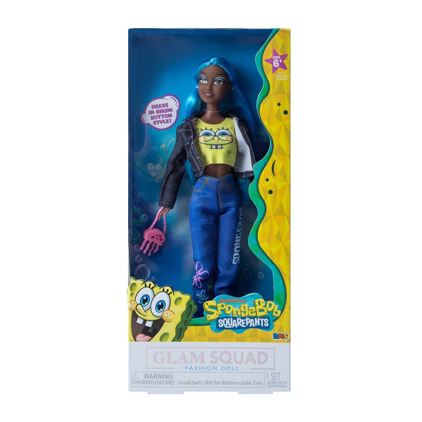 🔥Spongebob Squarepants Glam Squad with Jellyfish purse and Spongebob Clothes🔥