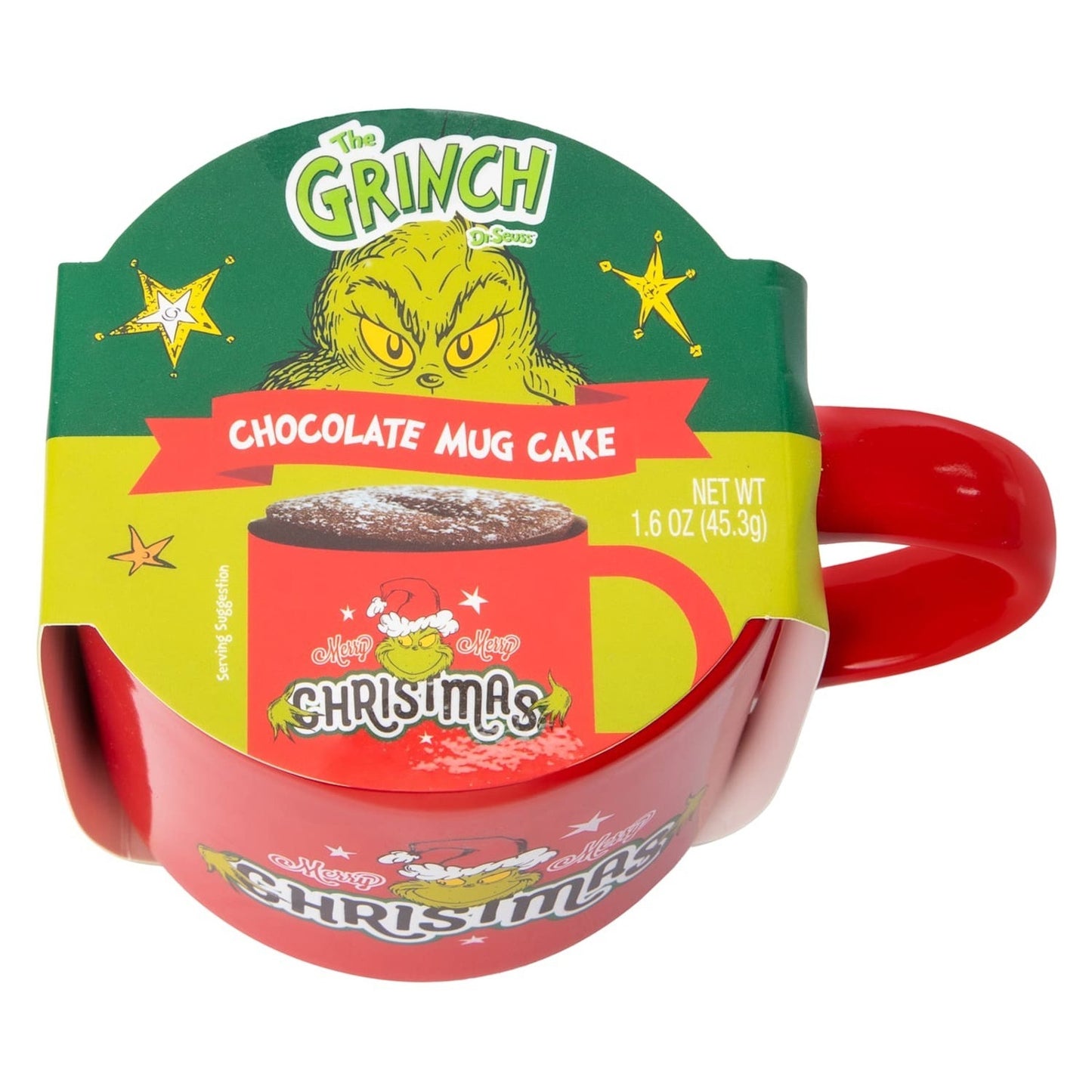 🔥Dr. Seuss How the Grinch Stole Christmas Mug Chocolate Cake Mix BNWT🔥