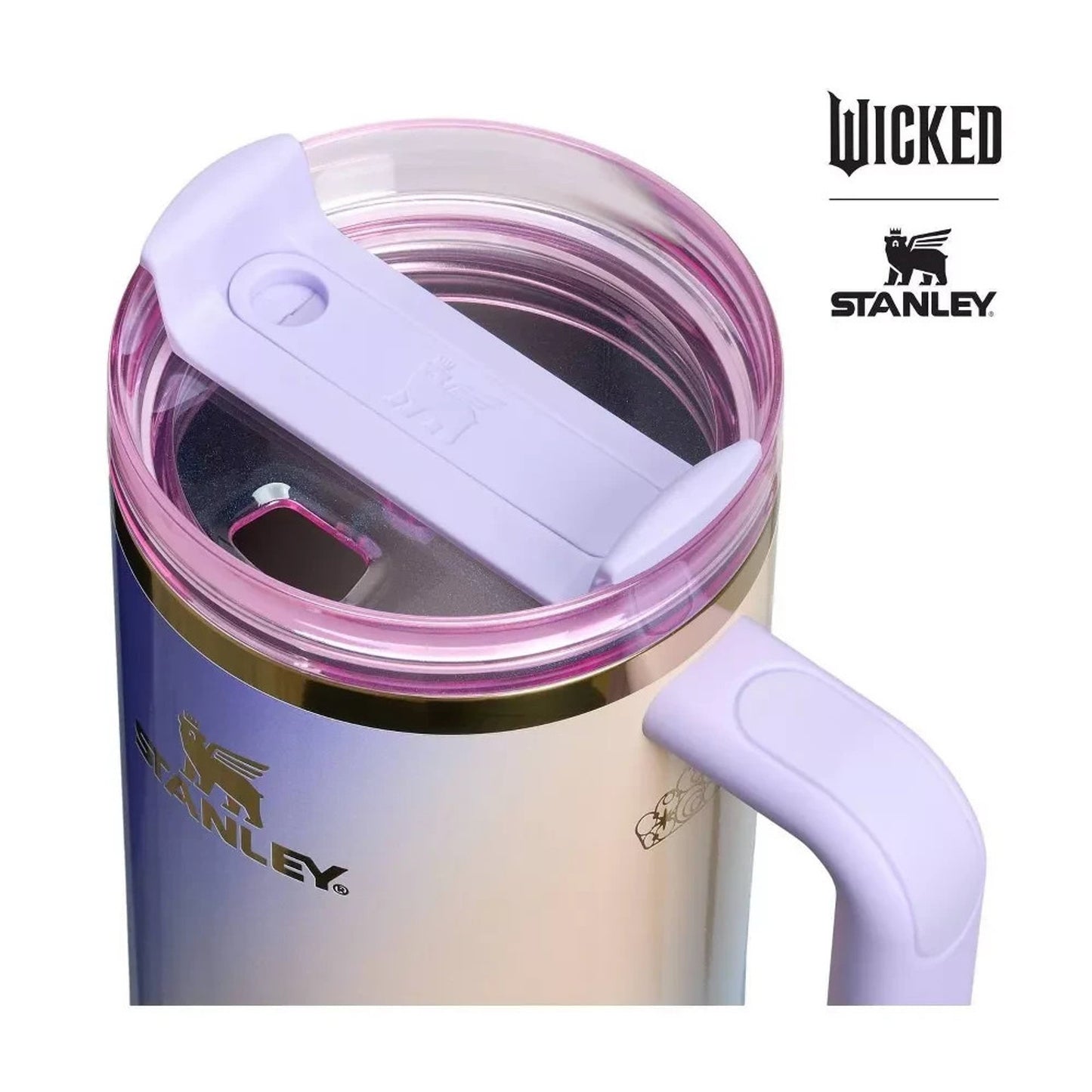 🔥Glinda for Good - Stanley 40oz H2.0 Flowstate Quencher Tumbler BNWT🔥