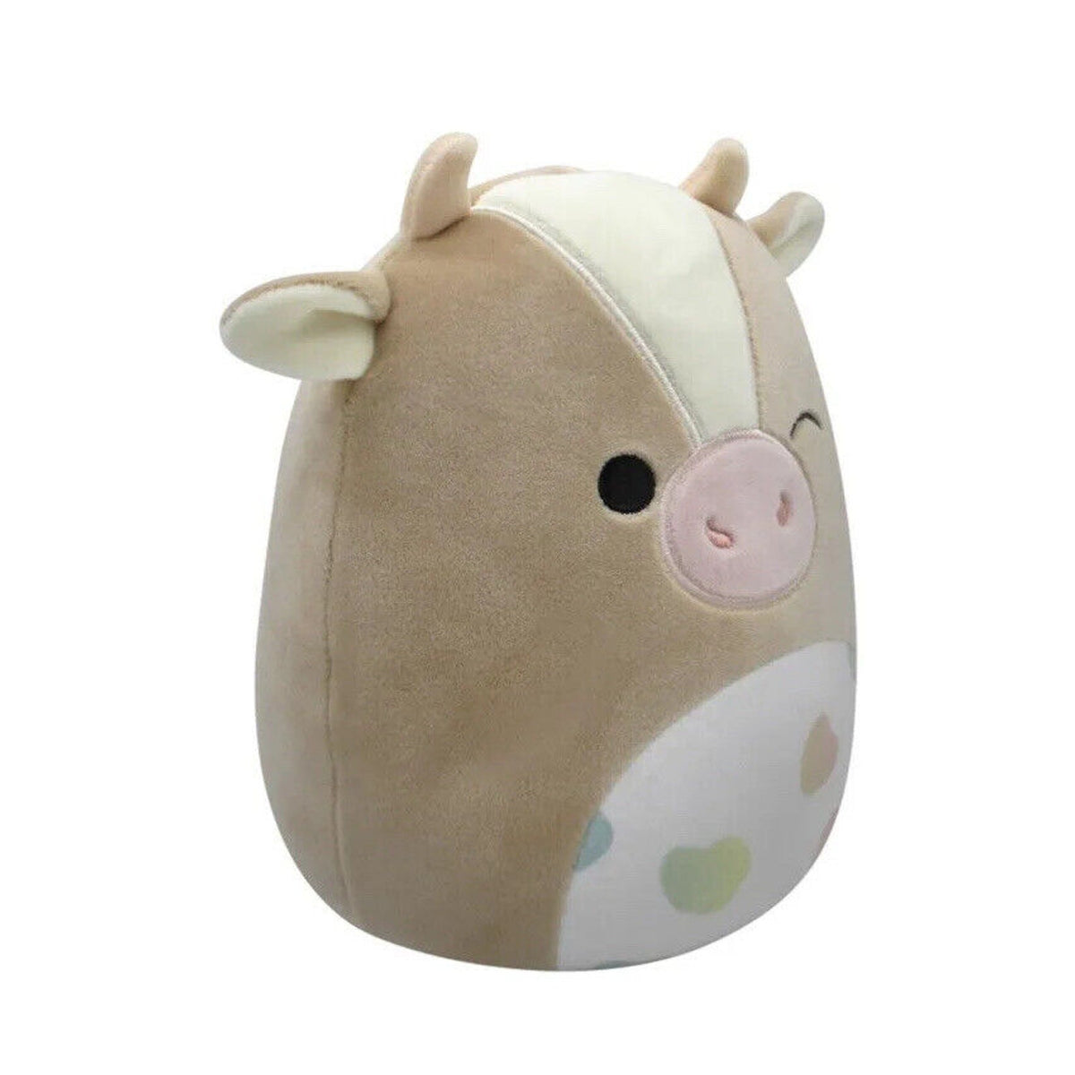 🔥Squishmallows Griella the Cow 8” Kellytoy Plushie Rainbow Spots Easter BNWT🔥