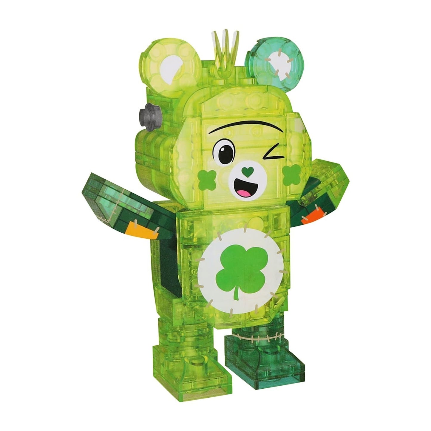 🔥Care Bears (2025) 171pc HALLOWEEN GOOD LUCK BEAR Light Up Block Figure BNWT🔥