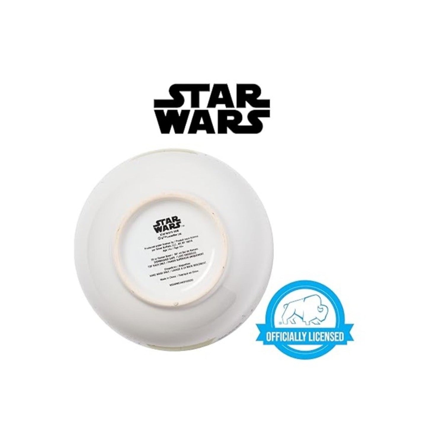 🔥Star Wars Mandalorian the child Ramen Bowl With Chopsticks Grogu Baby Yoda🔥