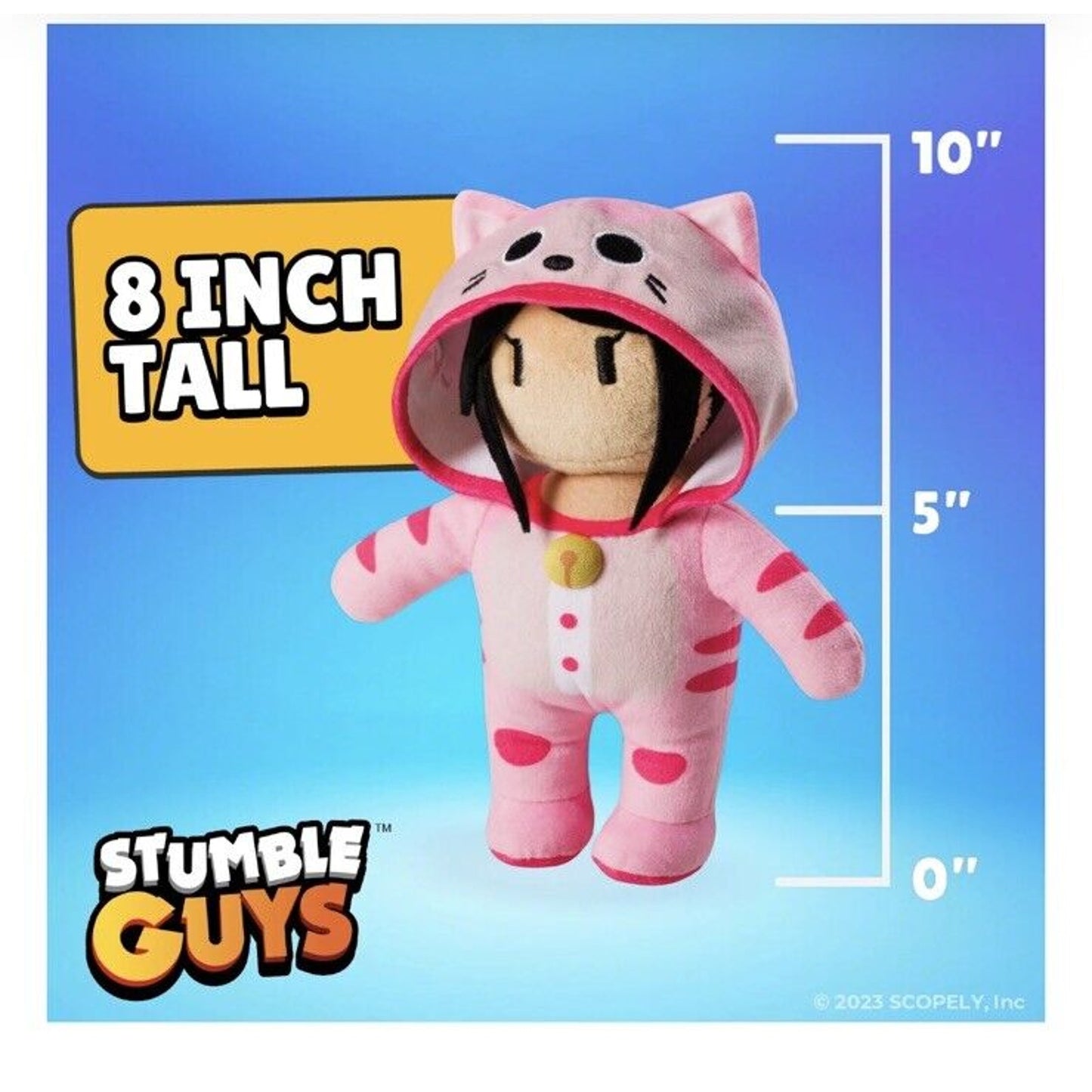 🔥Stumble Guys MEOWMER 8” Plush Buddies Soft & Cuddly Plush Toy 2024 BNWT🔥