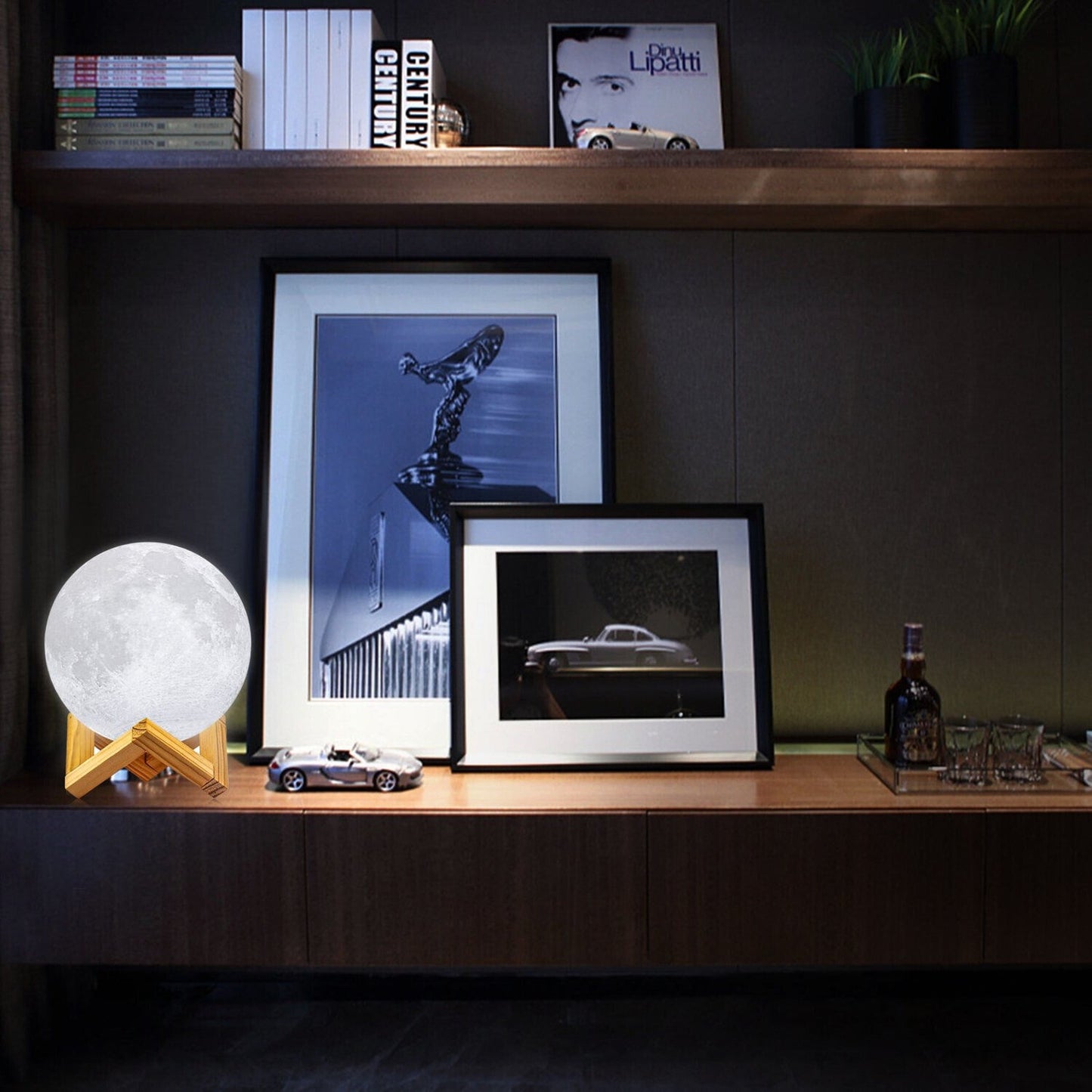 🔥Moon Lamp 16 Colors LED Night Light for Kids 3D Remote Moon Light BNWT🔥