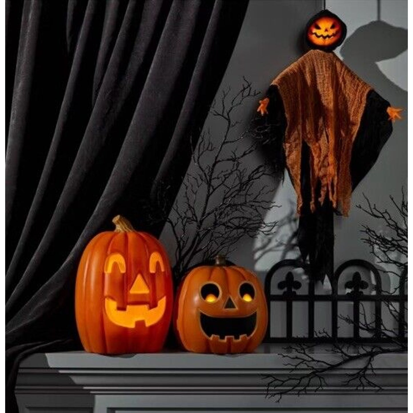 🔥Lewis & Friends Baby Lewis Light Up Pumpkin Halloween Ghoul HTF BNWT🔥