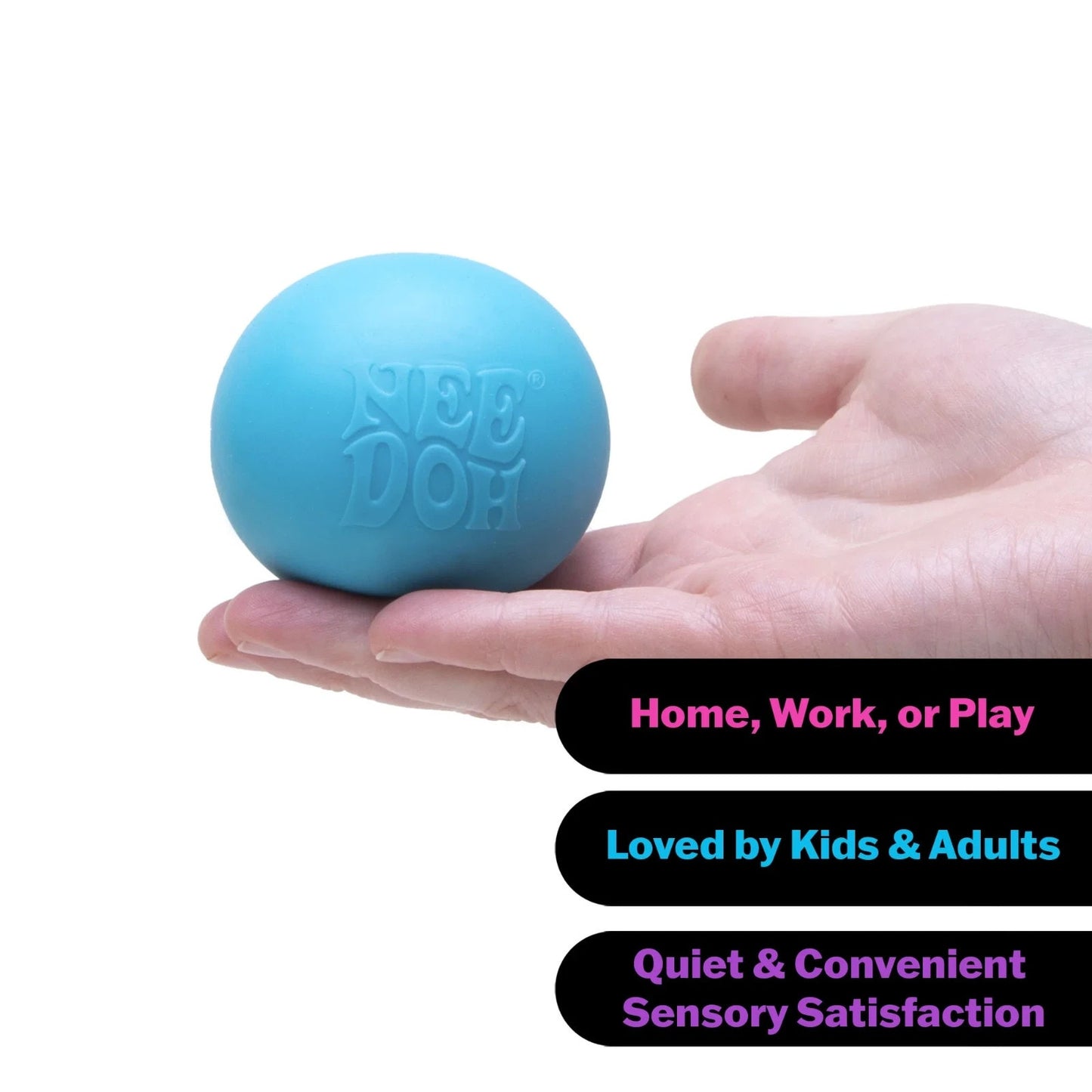 🔥NeeDoh Color Change Fidget Toy Stress Relief Squishy Ball Yellow BNWT🔥