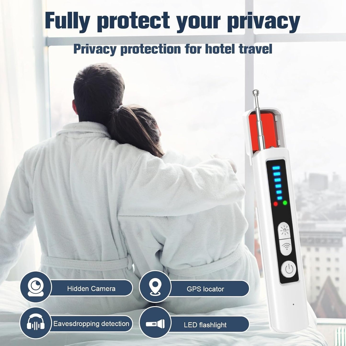 🔥Hidden Camera Detector Anti Spy GPS Tracker Detector Portable BNWT🔥