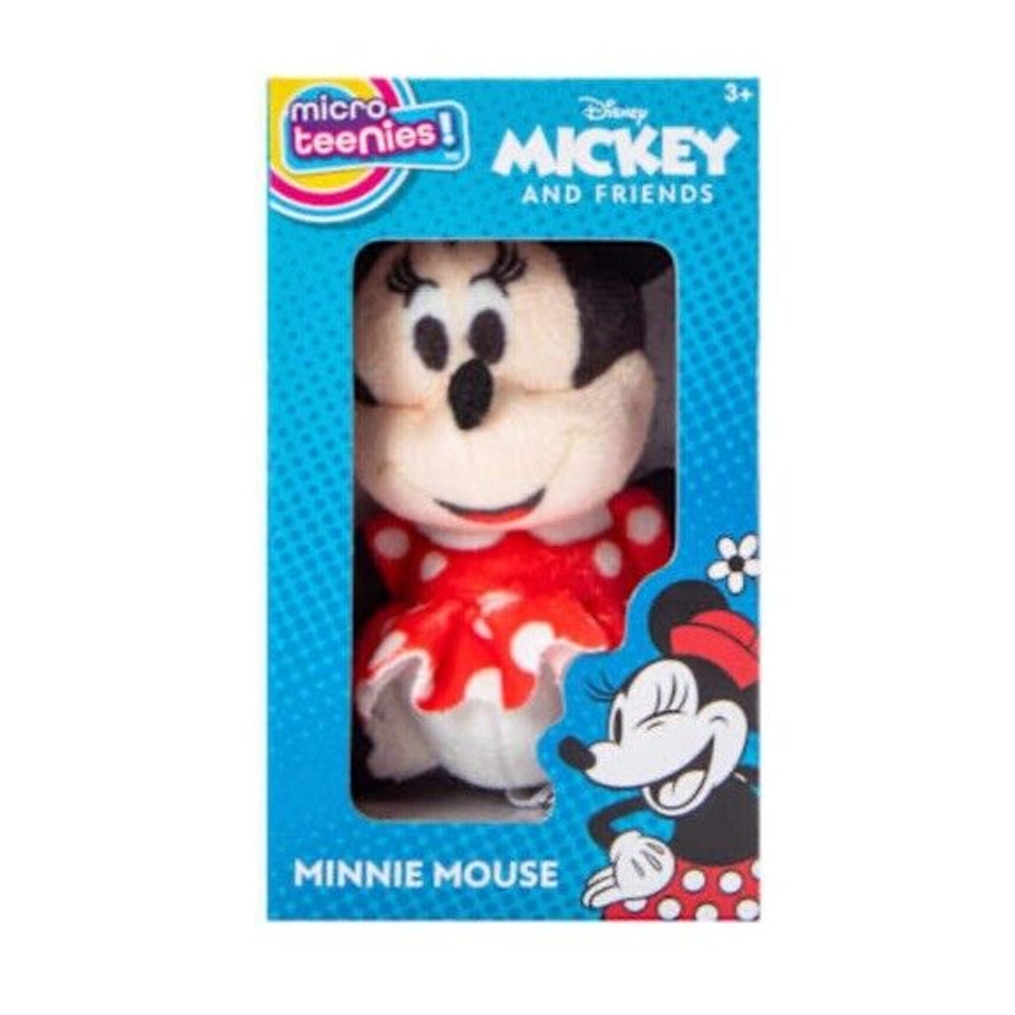 🔥Disney Micro Teenies Mickey and Friends 3" Plush Toy Minnie BNWT🔥