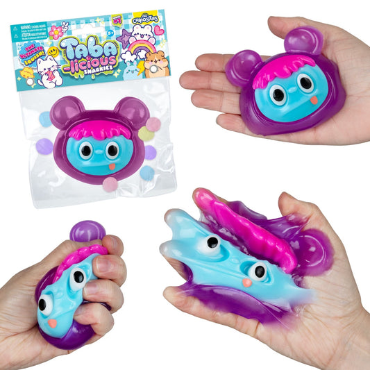 🔥Orb Curiosities Taba-licious BEAR Snarkies Teal Squishy Sensory Toy BNWT🔥