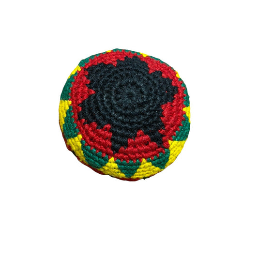 🔥World Footbag Boota Bag Crochet Hacky Black Star BNWT🔥