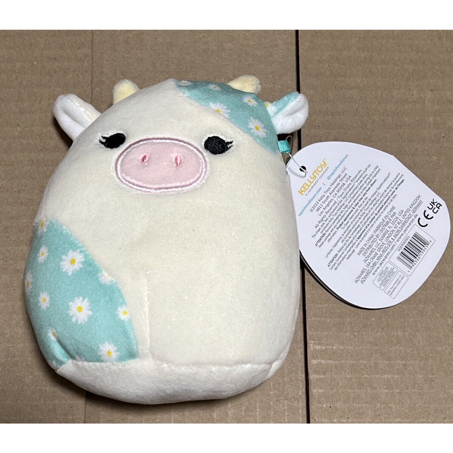 🔥Squishmallow Easter 2021 Belena The Blue Cow 5” In Hand Super Cute HTF BNWT🔥