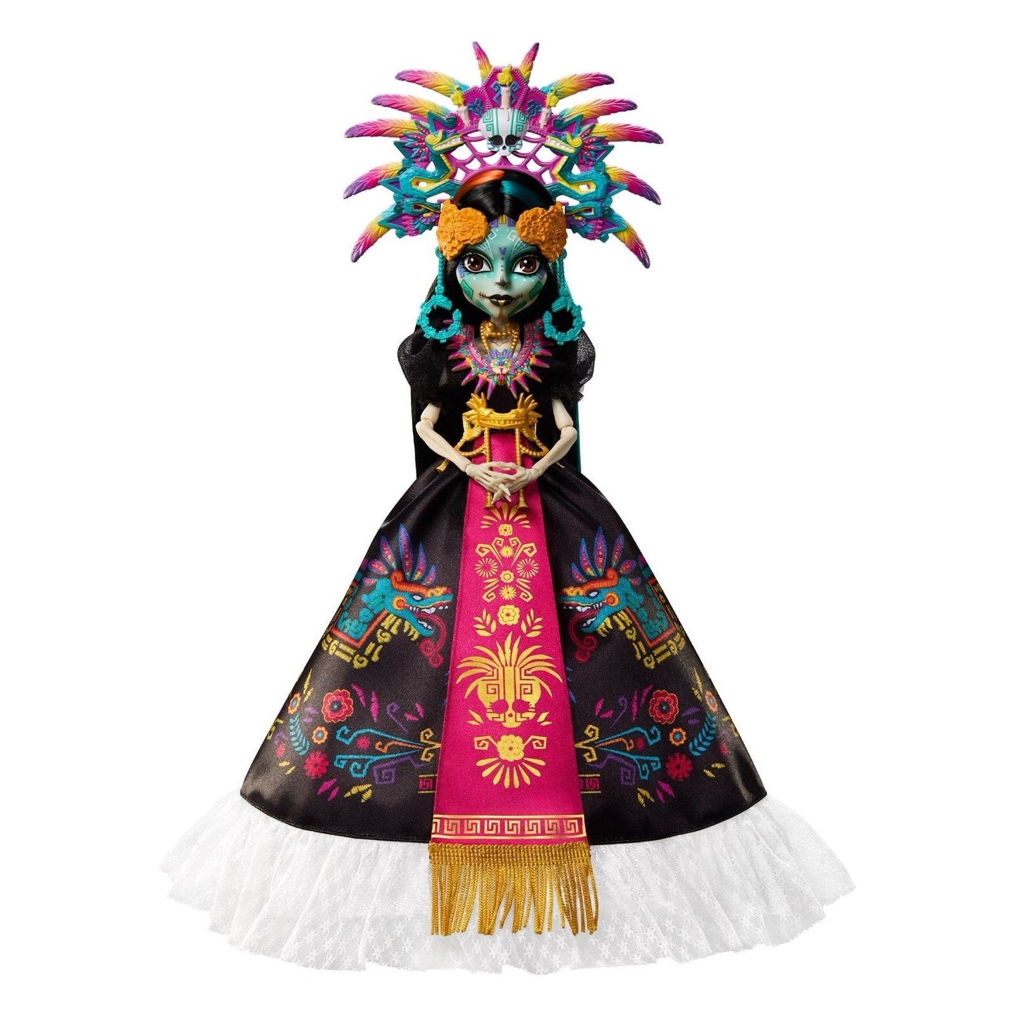 🔥Monster High Doll Skelita Día de Muertos 2025 Calaveras Aztec Headdress BNWT🔥
