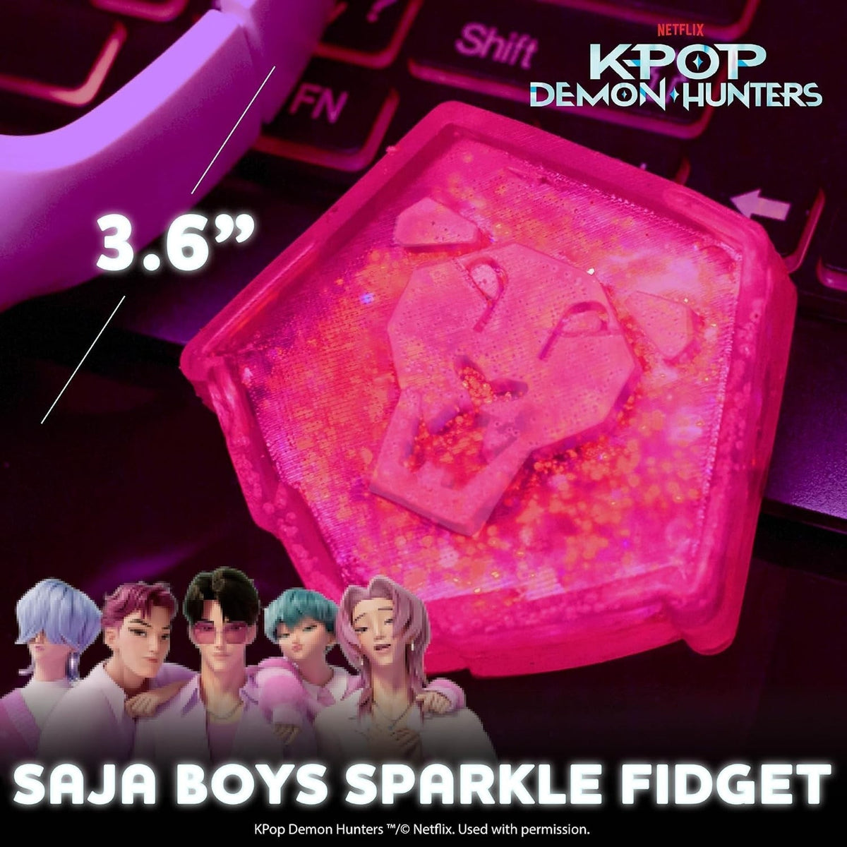🔥KPop Demon Hunters SlimyGloop Gelli Gels Saja Boys Squeeze Toy BNWT🔥