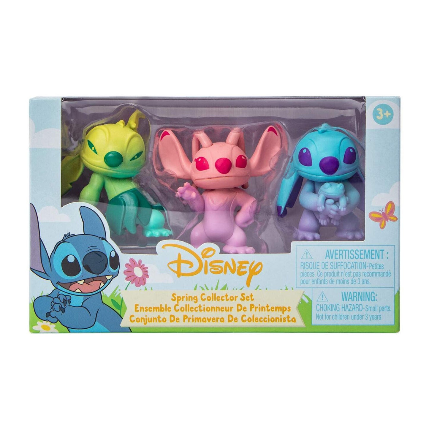🔥Disney Lilo & Stitch Spring Collector Set 3 Mini Figurines BNWT🔥