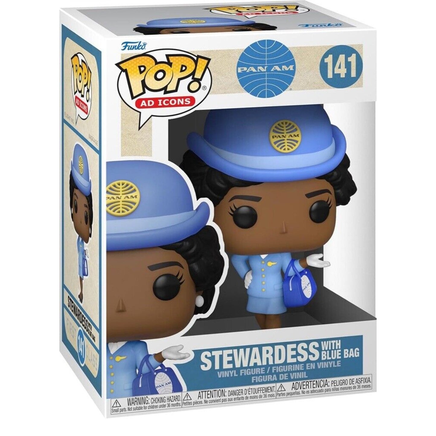 🔥Funko Pop! Ad Icons - Pan Am Stewardess with Bag BNWT🔥