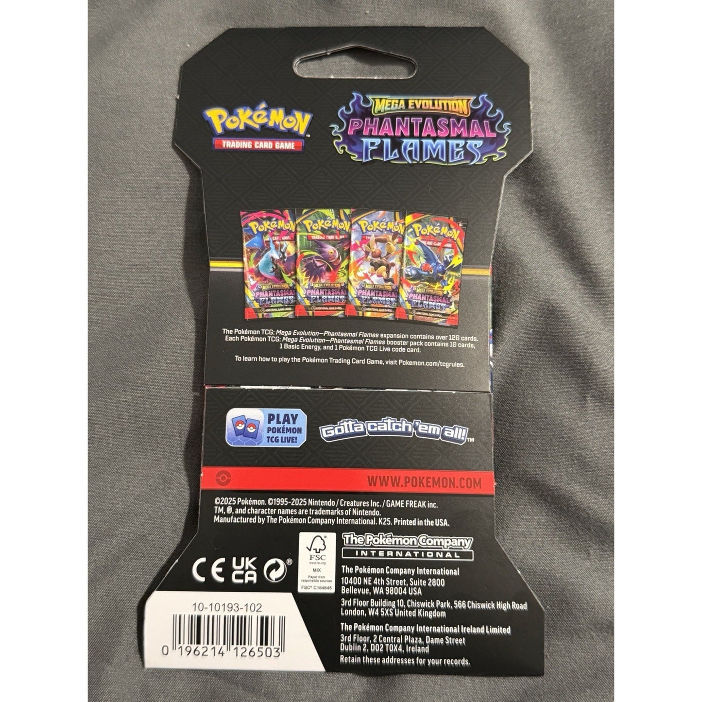 🔥Pokemon Mega Evolution Booster Pack - 10 Cards Pack SEALED BNWT🔥
