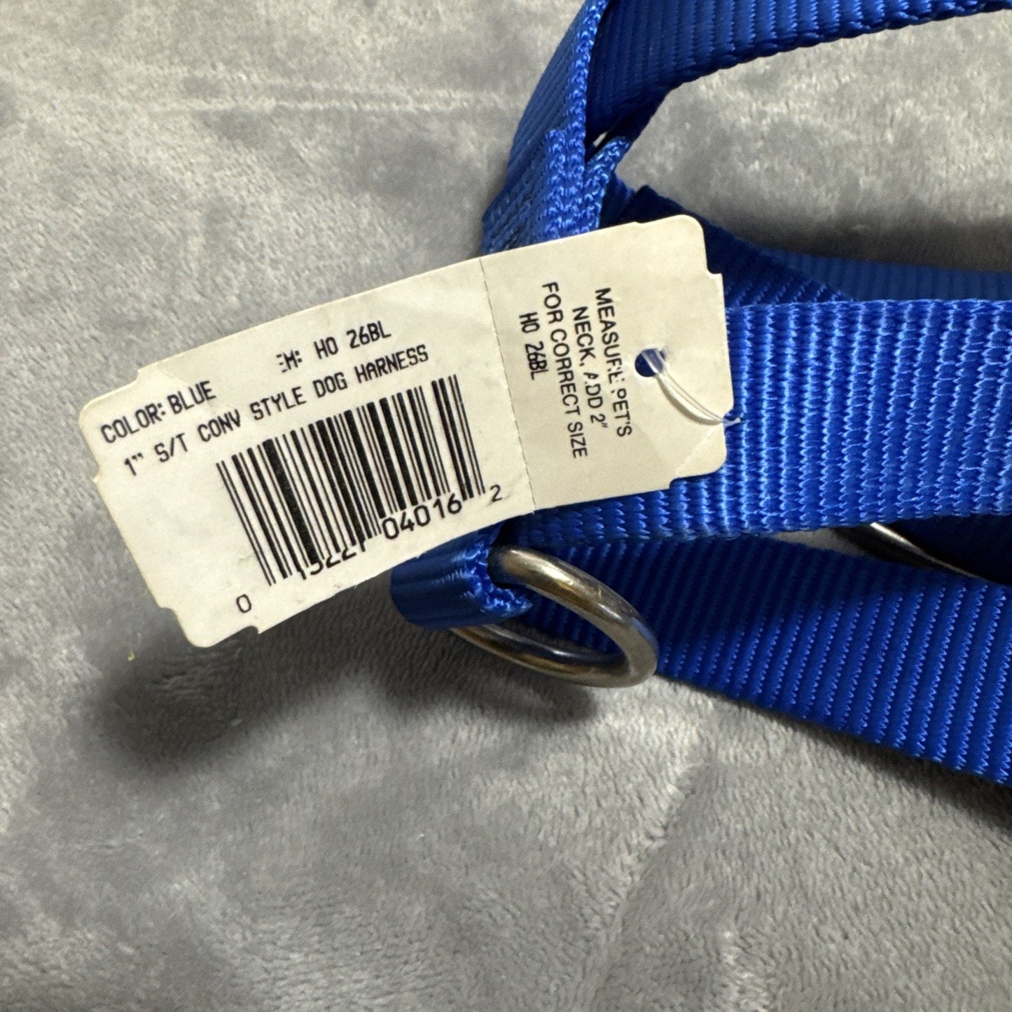 🔥Hamilton Adjustable 1" S/T Conv Style Dog Harness Blue BNWT🔥