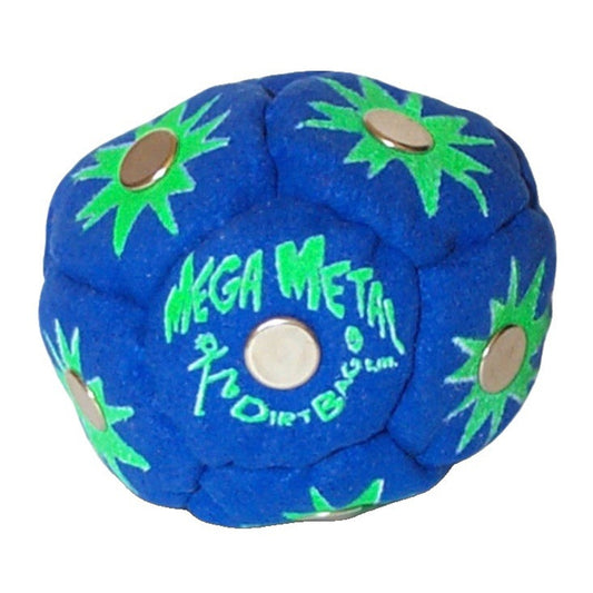 🔥World Footbag DirtBag Mega Metal Hacky Sack BLUE/GREEN BNWT🔥