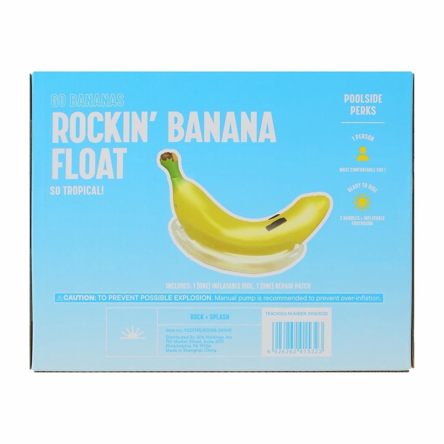 🔥Inflatable Rideable Rockin' Banana Pool Float BNWT🔥