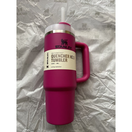 🔥Stanley Quencher H2.0 30oz Flowstate Quencher Tumbler - FUSCHIA BNWT🔥