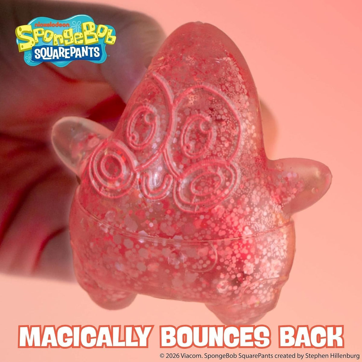 🔥PATRICK STAR Gelli Gels Scented Squishy Sensory Toy Pink BNWT🔥