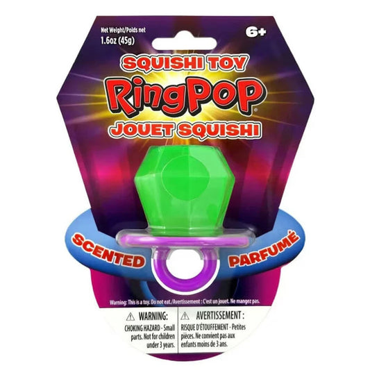 🔥Ring Pop Scented Squeeze Toy Squishy Ring Pop GREEN BNWT🔥
