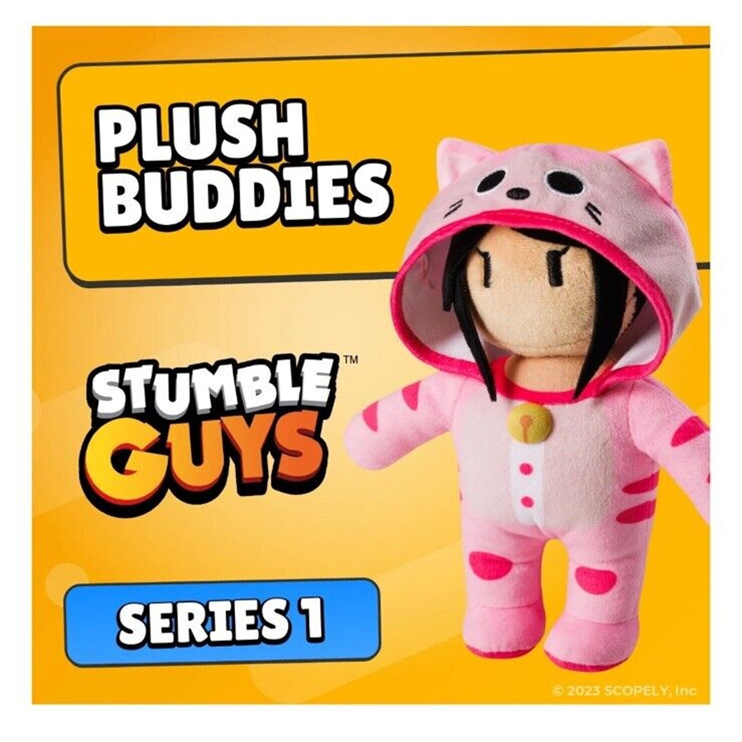 🔥Stumble Guys MEOWMER 8” Plush Buddies Soft & Cuddly Plush Toy 2024 BNWT🔥