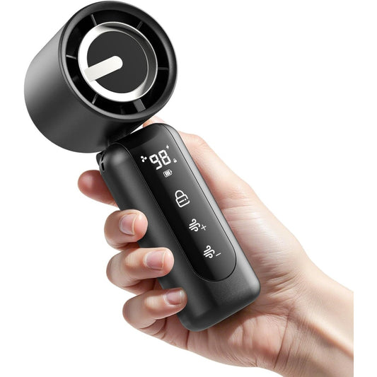 🔥Portable Handheld Mini Fan Speed (1-100) Adjustable Turbo Personal Fan 4000mAh