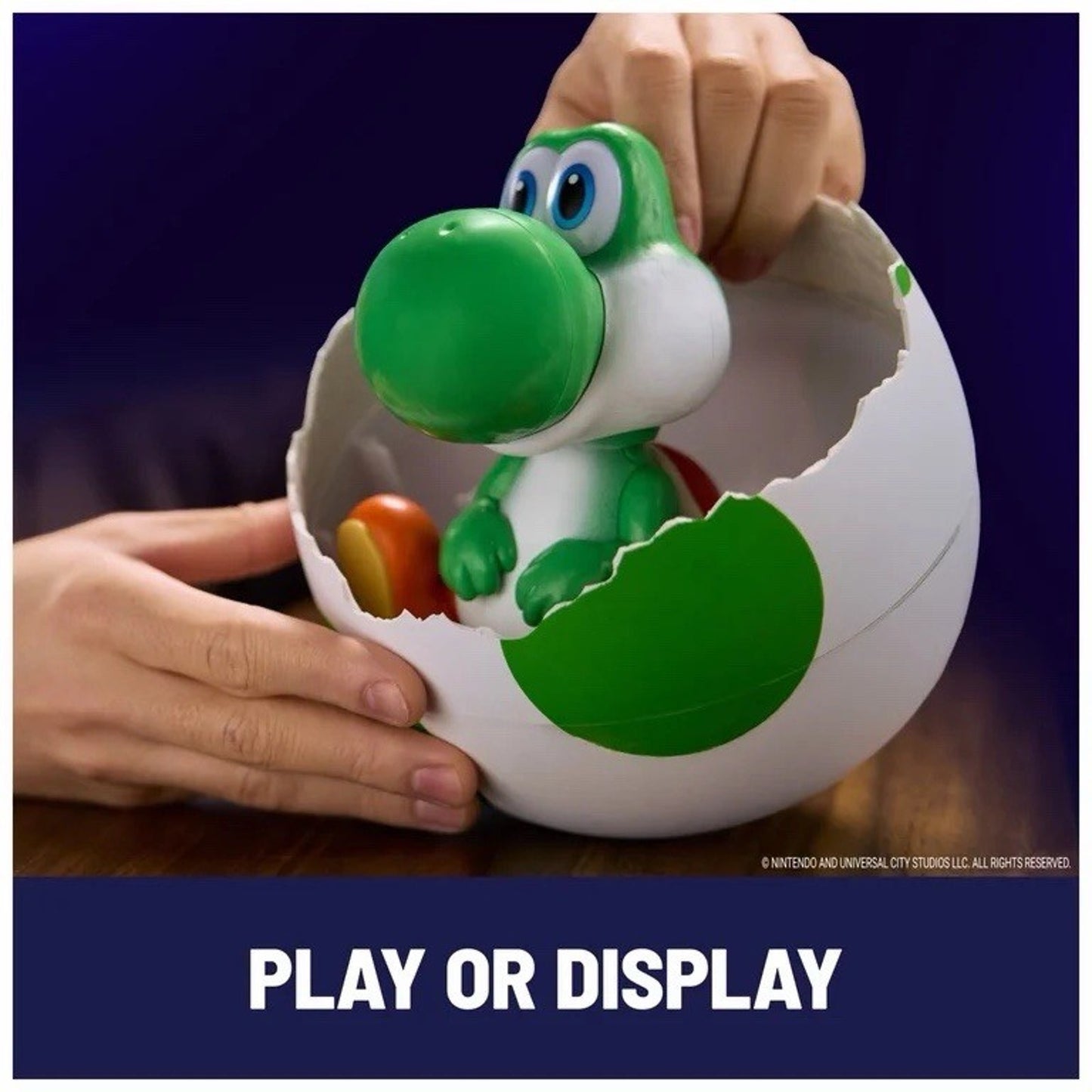 🔥Hatchin' Yoshi The Super Mario Galaxy Movie Interactive Yoshi Figure BNWT🔥