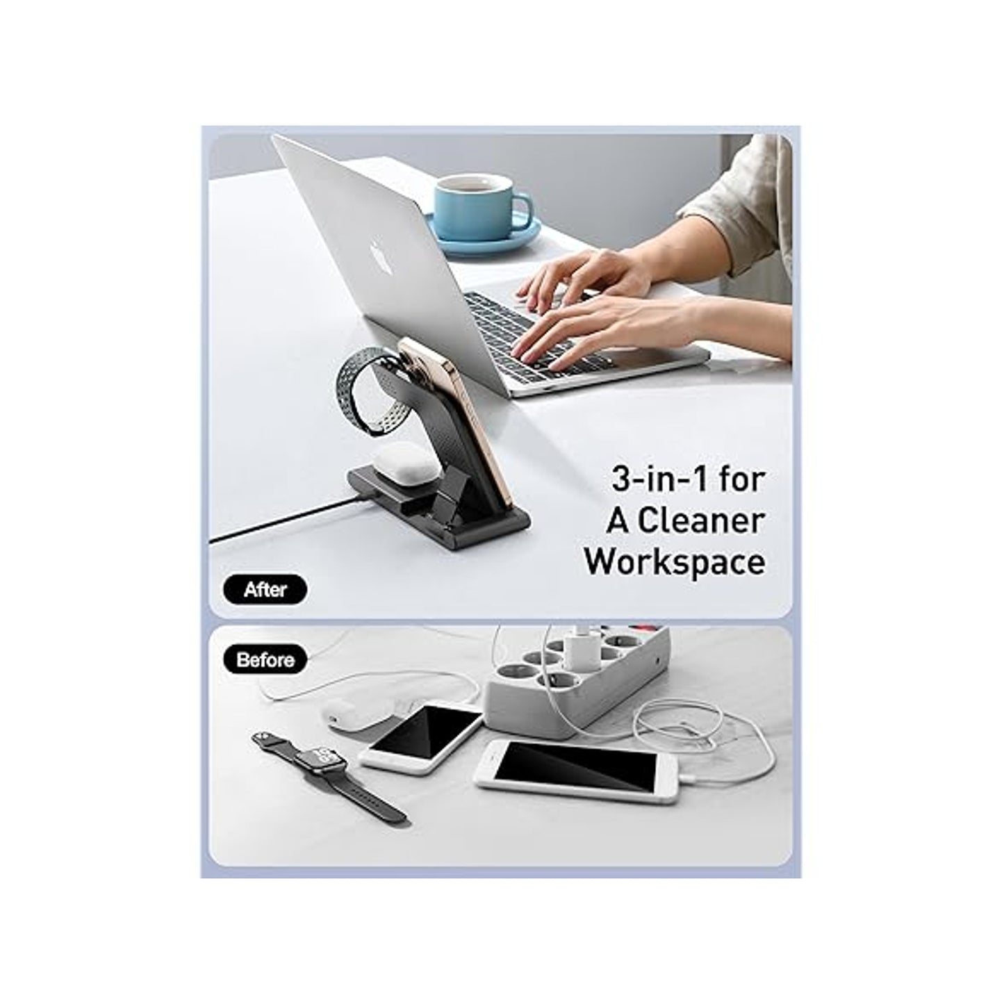 🔥RYND Travel Portable Wireless Fast Charge Station for Apple & Android BNWT🔥
