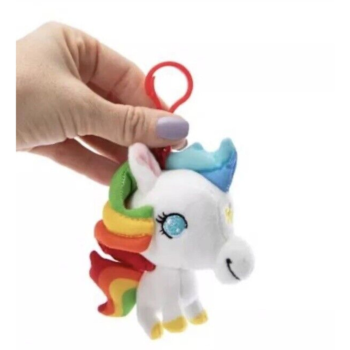 🔥CheeBee Rainbow Brite Starlite 4" PLUSH Backpack Clip Keychain BNWT🔥
