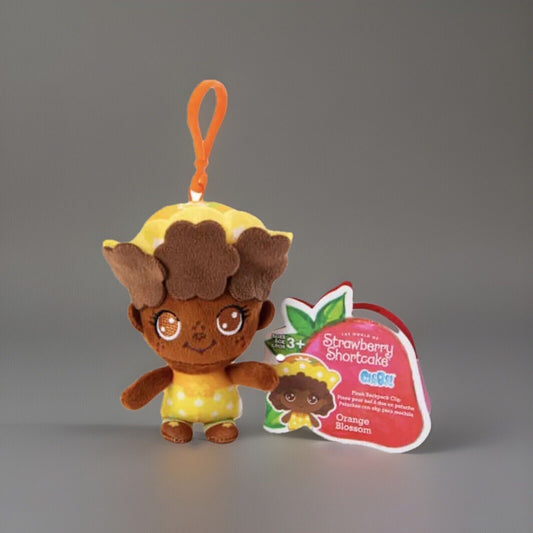 🔥The World Of Strawberry Shortcake Backpack Clip Orange Blossom BNWT🔥