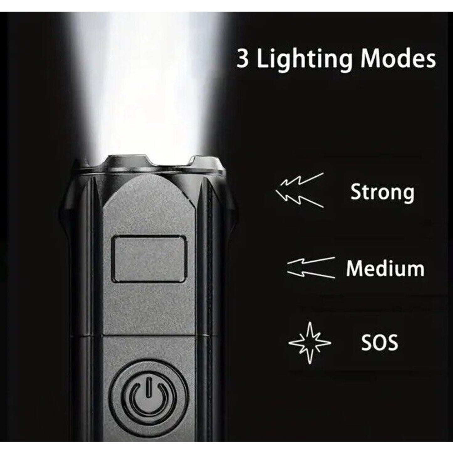 🔥2 High Lumens Mini Flashlights for Camping Hiking Walking Powerful Emergency🔥
