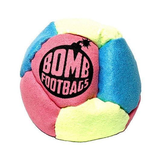 🔥Bomb Footbags The Explosion Hacky Sack Footbag Neon/Blue/Pink BNWT🔥