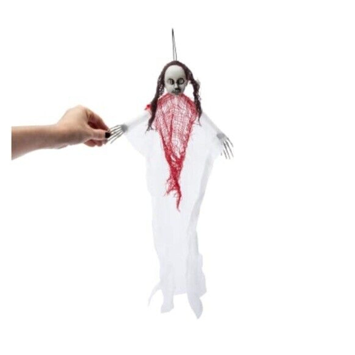 🔥Ghost Hanging Halloween Decor 2ft White BNWT🔥