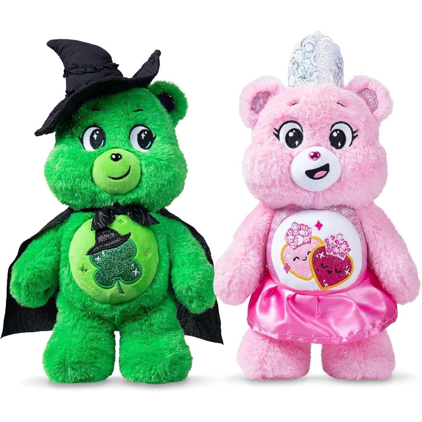 🔥Care Bears x Wicked 2pk Love-a-Lot Bear as Glinda & Good Luck Bear as Elpha🔥