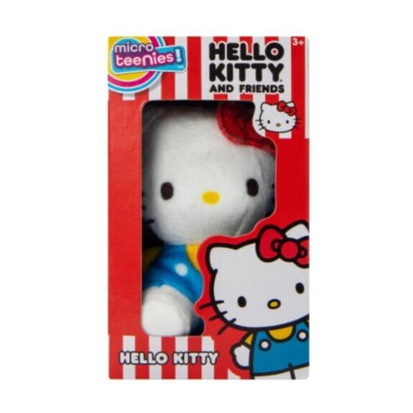 🔥Micro Teenies Hello Kitty and Friends 3" Plush Toy - Hello Kitty BNWT🔥