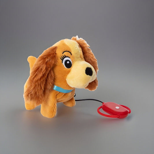🔥Lady and The Tramp Disney Tramp Wired Leash Controlled Plush BNWT💥