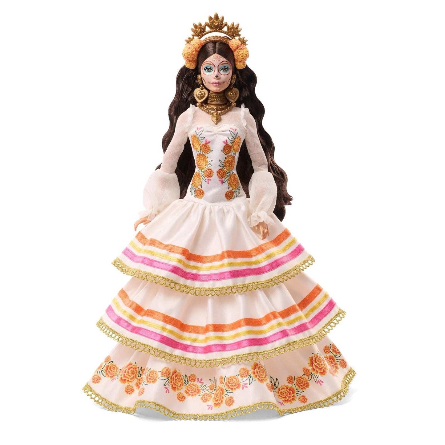 🔥2025 Barbie Día De Muertos Doll with Cempasúchil Gown BNWT🔥