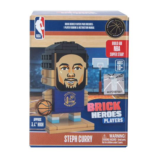 🔥Brick Heroes Players Steph Curry Figurine Golden State Warrior BNWT🔥