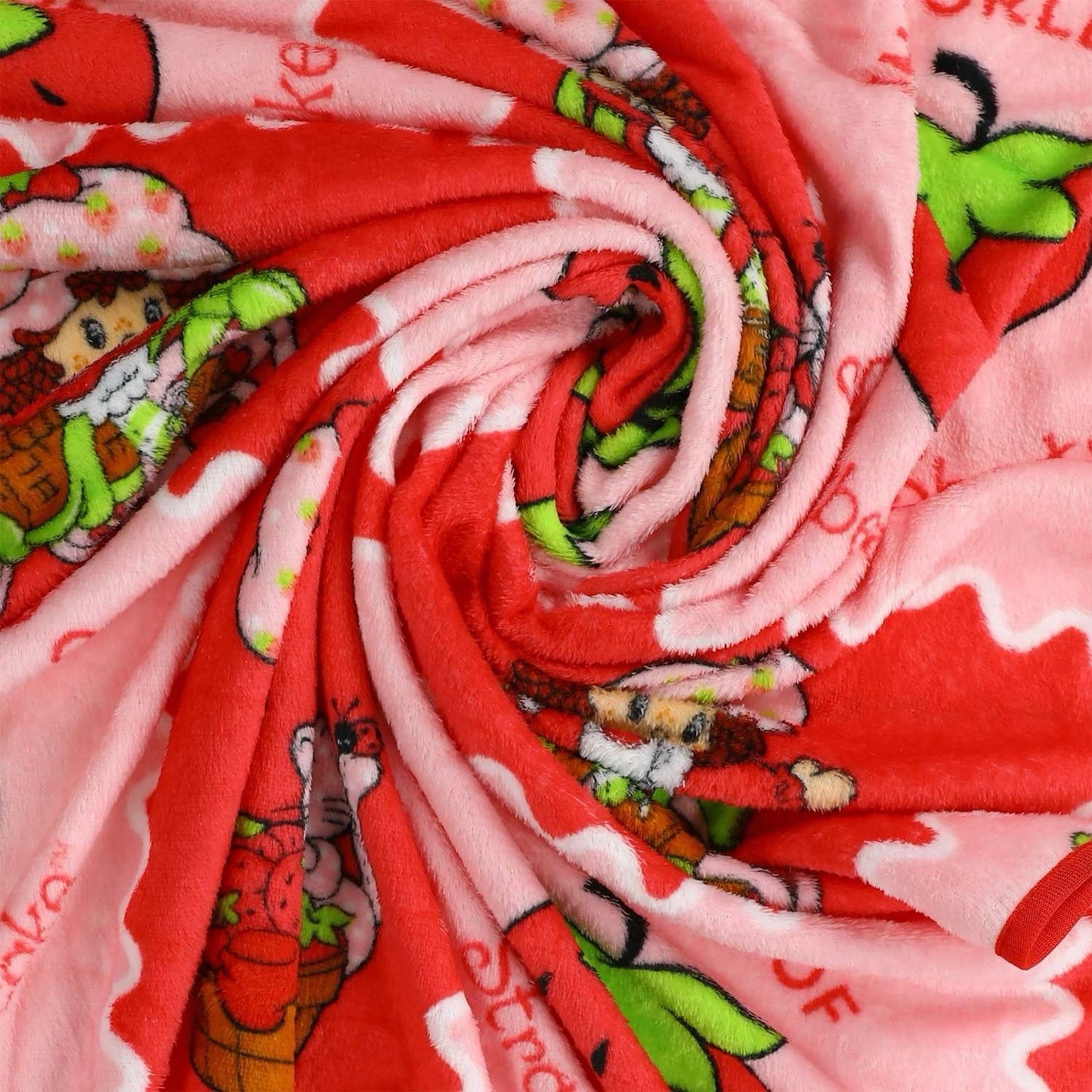 🔥Strawberry Shortcake 40 x 50 Inch Silk Touch Throw Travel Blanket BNWT🔥